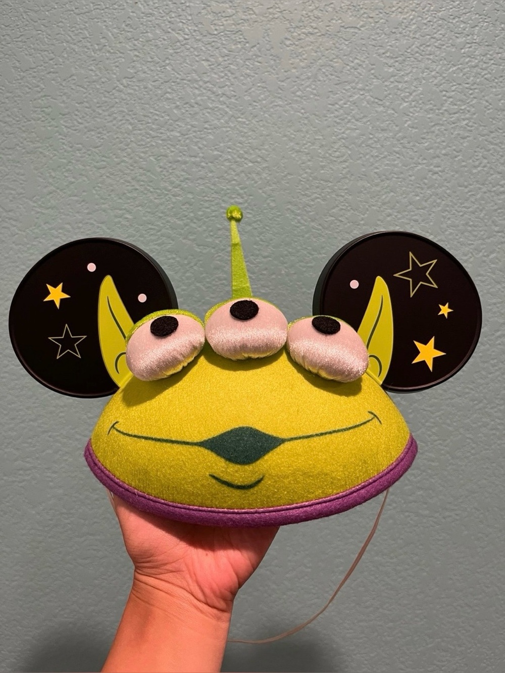 Disney Parks: Green Alien Man Ear Hat